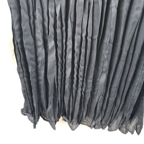 Vintage Rubina Dress Womens Small Black Lace Pleats Fairy Whimsigoth  Feminine - Picture 11 of 16